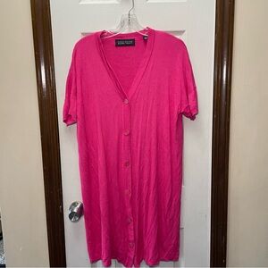 Ellen Tracy Fuchsia Knit Top